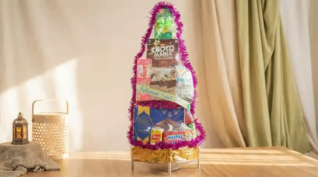 Contoh parcel lebaran kekinian dengan konsep sederhana