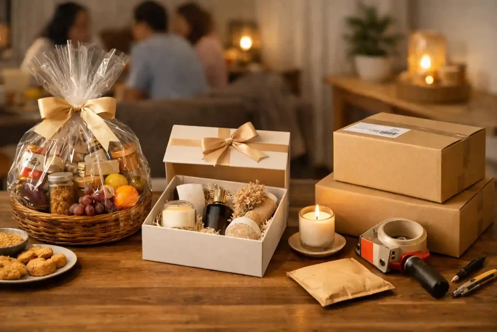 Hampers adalah bingkisan hadiah yang disusun rapi dengan tampilan modern dan estetis