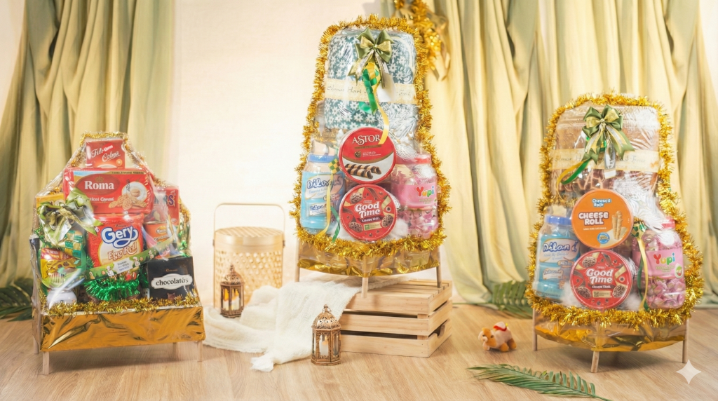 Parcel Lebaran apa saja yang umum diberikan saat Idulfitri