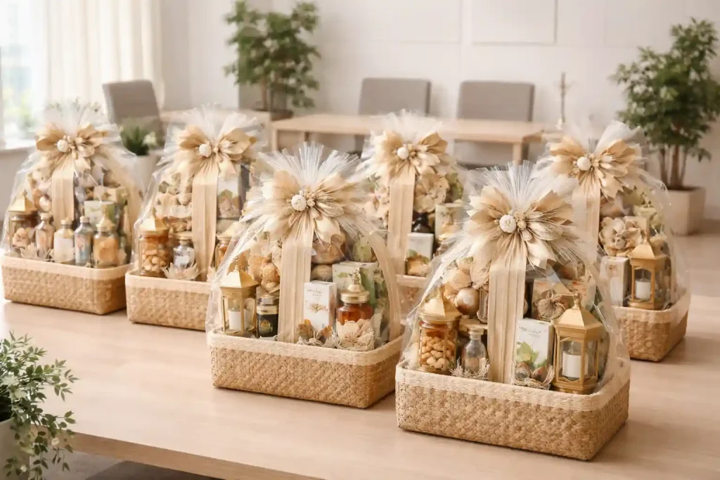 Parcel Lebaran untuk karyawan dengan kemasan rapi dan seragam