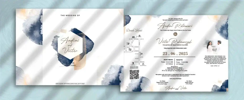 template undangan pernikahan psd siap edit