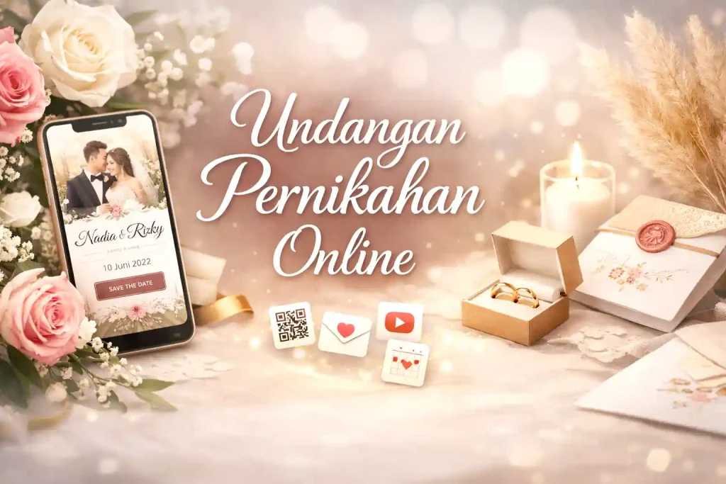 undangan pernikahan online modern